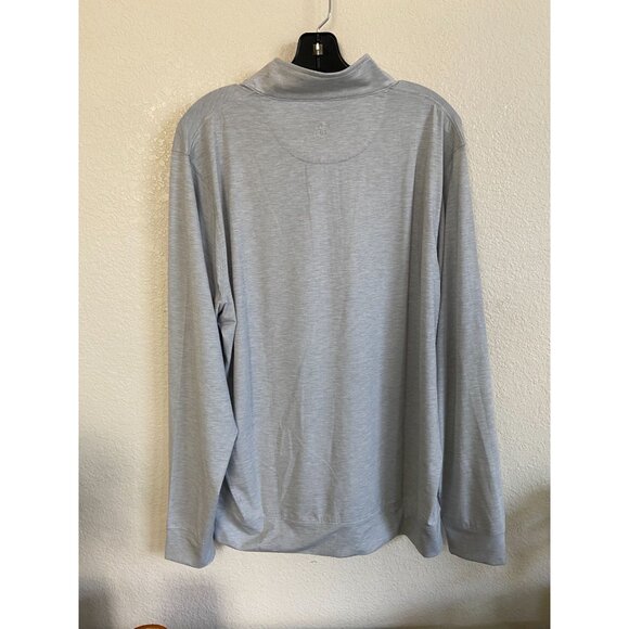 Collars & Co Arizona State DriRelease 1/4 Zip Pullover Light Grey Melange XL NWT - Picture 2 of 6